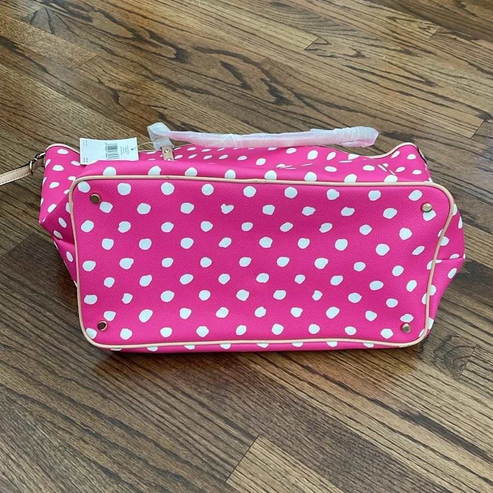 Kate Spade New York Bondi Road Harmony Baby Bag in Pink and Cream Dots